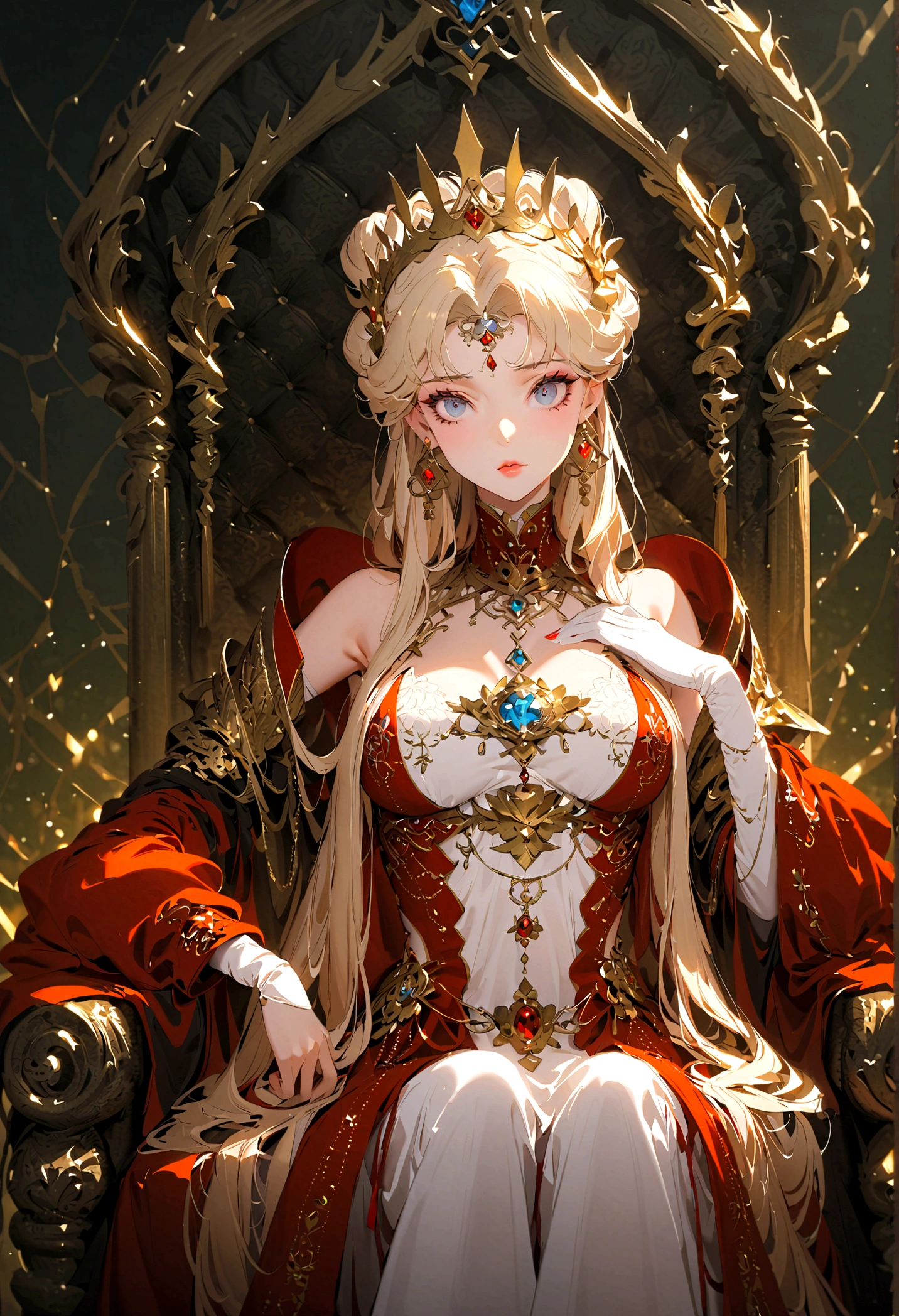 Throne of Power,queen,The most beautiful woman in the world,Queen's Clothes