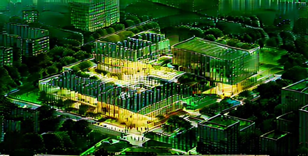 Modern commercial street