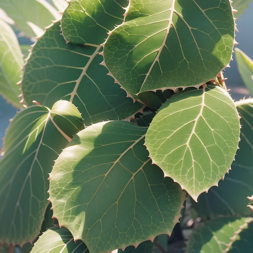 1 girl, detailed delicate cactus houseplant, lush green leaves, intricate patterns, natural lighting, macro photography, highly detailed, ultra-detailed, photorealistic, 8k, cinematic lighting, dramatic shadows, dramatic contrast, vivid colors, serene, peaceful, tranquil, calming, ethereal
