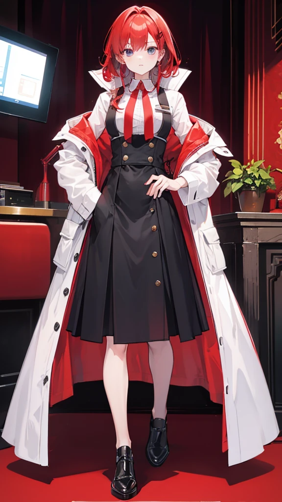 Highest quality SD Full body Red hair Young man