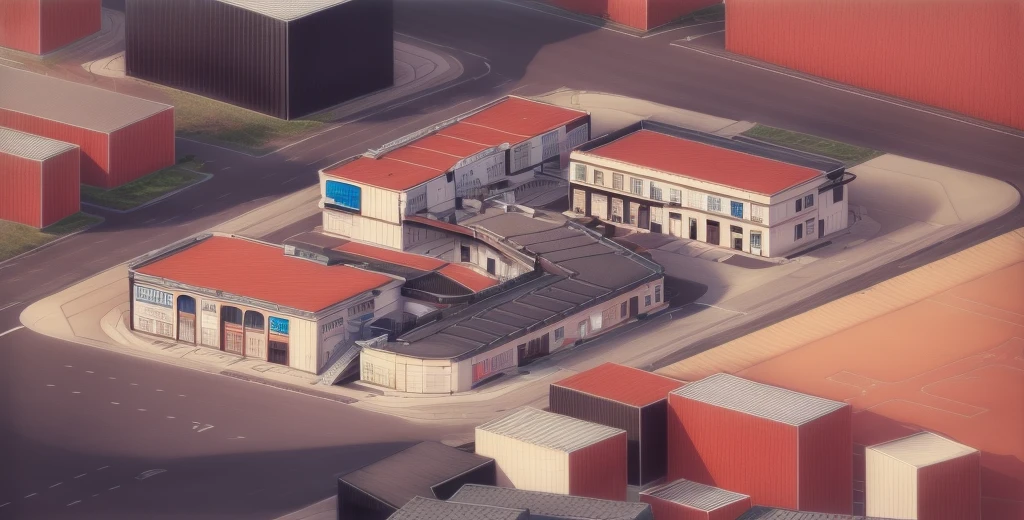 Modern commercial street