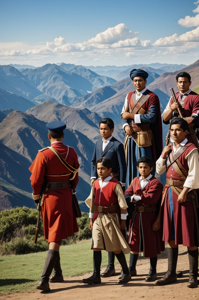 Heroes of the independence of Peru 