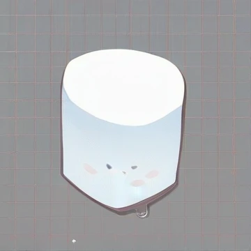Place the marshmallow on the fractions of a shih tzu dog