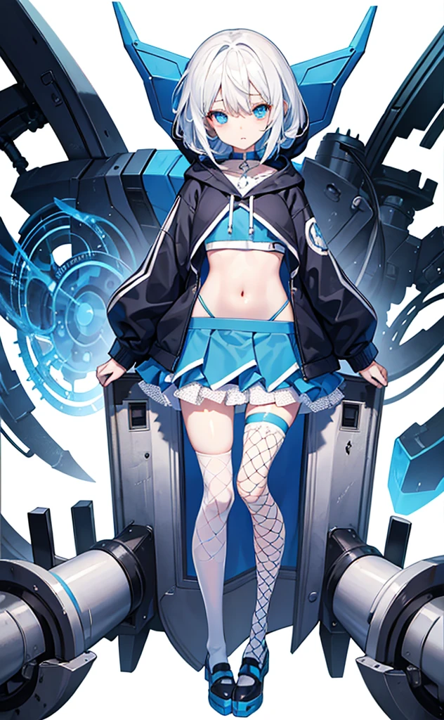 seamless image fusion, cute woman, amorous and lewd face, make-up, wearing cute fluffy battle suits, choker, covered in tattoos, great proportion, background stonepunk ruins, analyzers, labs, shading effects, gradation magic effects, foggy filter effects, glitter effects, 2.5D, delicate and dynamic
