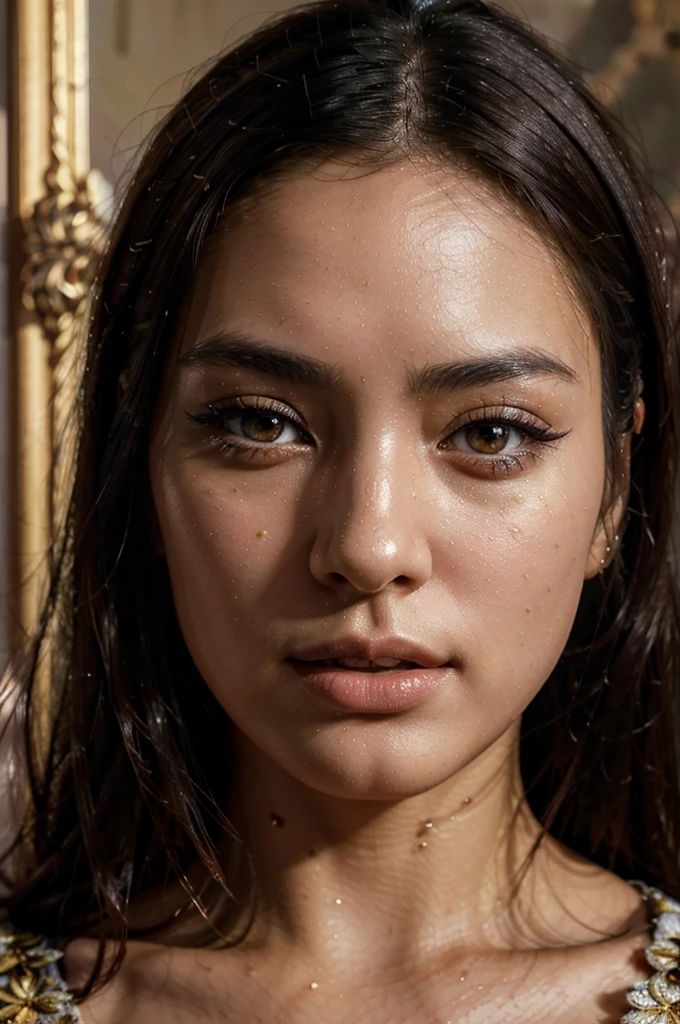 a beautiful japanese woman, beautiful detailed eyes, beautiful detailed lips, extremely detailed face, long eyelashes, beautiful skin, perfectly detailed, 1girl, (best quality,4k,8k,highres,masterpiece:1.2),ultra-detailed,(realistic,photorealistic,photo-realistic:1.37),hyperrealistic, oil painting, intricate details, soft lighting, warm color tones, dramatic lighting, detailed background, highly detailed, ornate, elegant, serene, peaceful