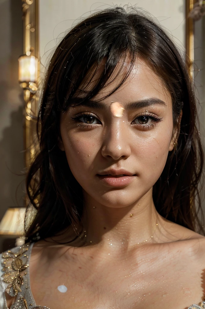 a beautiful japanese woman, beautiful detailed eyes, beautiful detailed lips, extremely detailed face, long eyelashes, beautiful skin, perfectly detailed, 1girl, (best quality,4k,8k,highres,masterpiece:1.2),ultra-detailed,(realistic,photorealistic,photo-realistic:1.37),hyperrealistic, oil painting, intricate details, soft lighting, warm color tones, dramatic lighting, detailed background, highly detailed, ornate, elegant, serene, peaceful