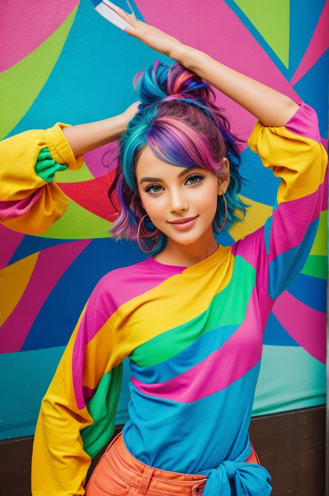 Colorful and vibrat appealing to a younger audience