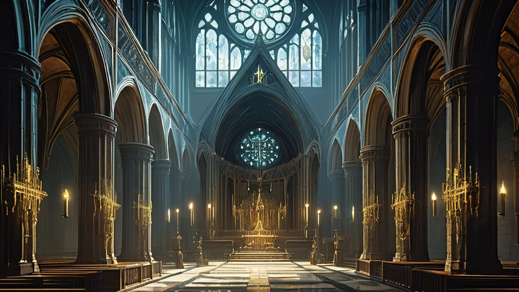Within the towering walls of Cathedral Sanctus, where stained glass windows depict scenes of ancient battles and divine interventions, lies the solemn grandeur of the Hall of Shadows—a vast chamber illuminated by flickering torchlight and the eerie glow of sacred braziers. At the heart of the hall stands the Altar of Redemption, a massive stone structure adorned with intricate carvings that tell of forgotten heroes and martyrs who sacrificed their lives in the name of faith.
In the wake of a centuries-old prophecy that foretells of an impending apocalypse, the Cathedral Sanctus becomes a beacon of hope and despair in equal measure. Pilgrims and penitents kneel before the altar, their whispered prayers mingling with the haunting chants of robed priests who bear the weight of divine prophecy upon their shoulders.
Amidst the solemnity of the hall, a reluctant hero or a devout acolyte finds themselves drawn into a quest that will test their faith and reshape the destiny of the realm. Guided by cryptic visions and ancient scriptures, they uncover a conspiracy that spans generations—a clandestine cult that seeks to harness dark magic sealed within the cathedral's ancient catacombs.
As they delve deeper into the shadows that lurk beneath Cathedral Sanctus, they encounter spectral guardians and forbidden relics that pulse with untamed power. The hero must navigate treacherous alliances with enigmatic figures—a disillusioned priest who harbors secrets of his own, a mysterious seer who speaks in riddles of impending doom, and a fallen knight whose sword bears the scars of battles fought on both earthly and ethereal planes.
In a realm where the line between faith and heresy blurs and ancient evils stir from their slumber, the hero's journey becomes a crucible of courage, sacrifice, and redemption. They must confront their own doubts and fears amidst the labyrinthine corridors of Cathedral Sanctus, where shadows whisper of forgotten truths and the fate of the realm hangs in