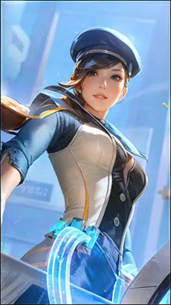 (masterpiece:1.3), high resolution, ultra detailed, extremely detailed CG unity 8k wallpaper, realistic, photo-realistic, RAW photo, beautiful detailed face, pale skin, realistic glistening skin, detailed cloth texture, detailed hair texture, Perfect body, Beautiful Face, accurate, Anatomically correct, Highly detailed face and skin texture, natural neck length, (beautiful hands), (fair skin:1.2), Thin legs, Thin feet,
BREAK,
Detailed eyes, symmetric eyes, Light Brown eyes, Double eyelids, Thin eyebrows, (Glossy lips:1.4), (gently smile:1.2),
BREAK,
(nsfw:1.1), (A Classy and Cute girl:1.3), (1 girl, one girl), ((wearing a Violet sleeveless turtleneck sweater:1.3)), (White pleated mini skirt), (long boots), (wearing glasses:1.1),
(medium large breasts, slender figure, firm abs, firm breasts:1.1), beautiful clavicle,
(blonde hair, wavy hair, long hair:1.2), ((asymmetrical bangs:1.2)),
BREAK,
((Standing leaning forward by the window with holding a coffee:1.2)), (from side:1.1), (looking sideway at viewer:1.2), ((Focus on face:1.2)),
((In the modern office at Japan at morning:1.2)), (Cowboy shot:1.2),