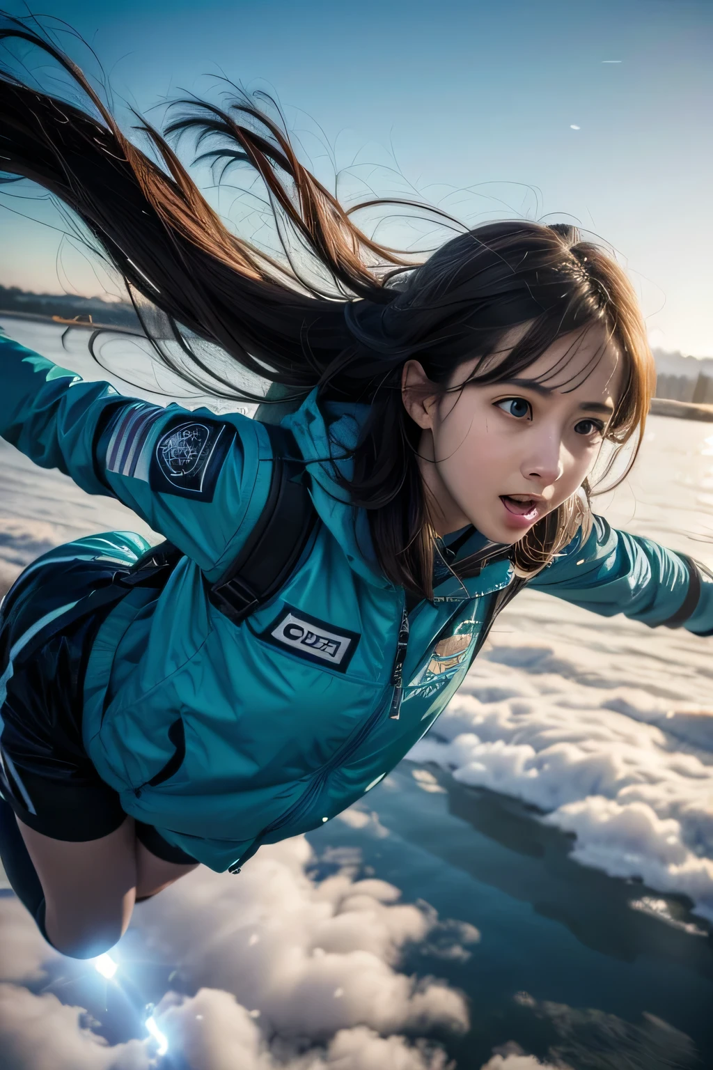 person flying