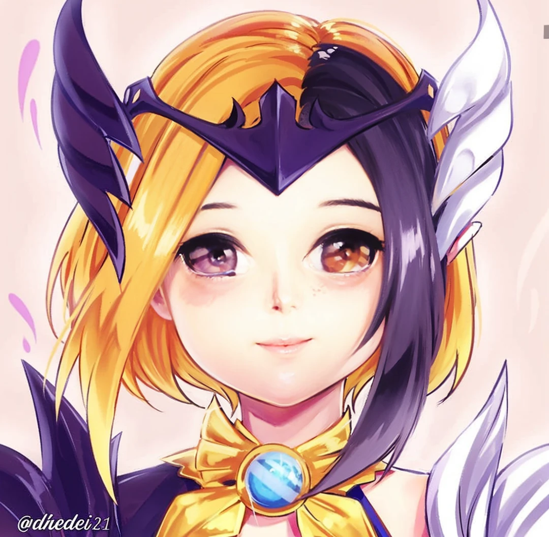 (female:1.2), 8k, ultra hd, ultra detailed texture, hyper realistic, masterpiece, detailed texture, detailed face, detailed skin, detailed lighting, (photorealistic:1.5), best quality, beautiful lighting, cinematic lighting, professional lighting, ultra highres, realistic, detailed hair, real hair, high quality, (realskin:1.5), extremely detailed, finely detail, ultra-detailed, 1girl, solo, elf, pointy ears, standing, demon horns, forehead protector, (red eyes:1.5), v-shapped eyebrow, lips, red lips, evil smile, nose, make up, pretty, beautiful, cute face, long hair, blue hair, high ponytail, large breasts, cleavage, armpit, navel, stomach, black armor, pauldrons, bare shoulders, shoulder armor, thigh high, sleevless, detached sleeves, breastplate, gauntlets, karina \(mobile legends\), depth of field, looking aways, white skin, skin tight, amazing pose, outdoors, glowing, dark view, blurry background