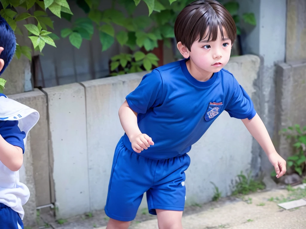 Prison cell、 regression、Prison officers abuse、Boy being raped、Boy rapes boy、Boy in gym clothes、Blue shorts、Shorter than other people、(10Age 1.4)、Japanese、Hot summer day、My body is shaking with fear、Frightened boy、torture、(Boy 1.4)