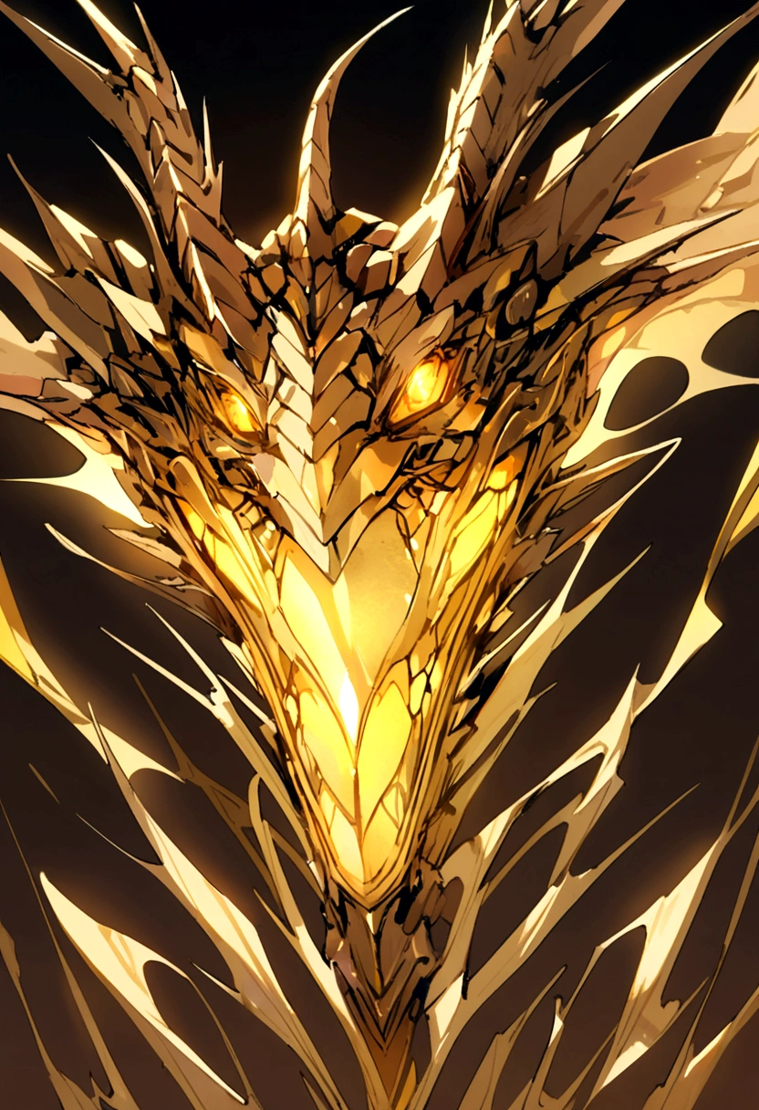 A dragon with a shiny golden grade died.