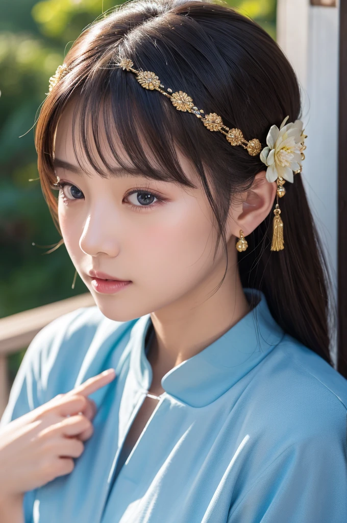 masterpiece、Highest quality、Highest quality、delicate、Ultra-dense、beautiful、油絵のicon、icon、丸いフレームicon、女王様の横顔のicon、A crown on a bun、Expensive dresses、Close-up of face、beautiful横顔、丸いicon、4K Graphics