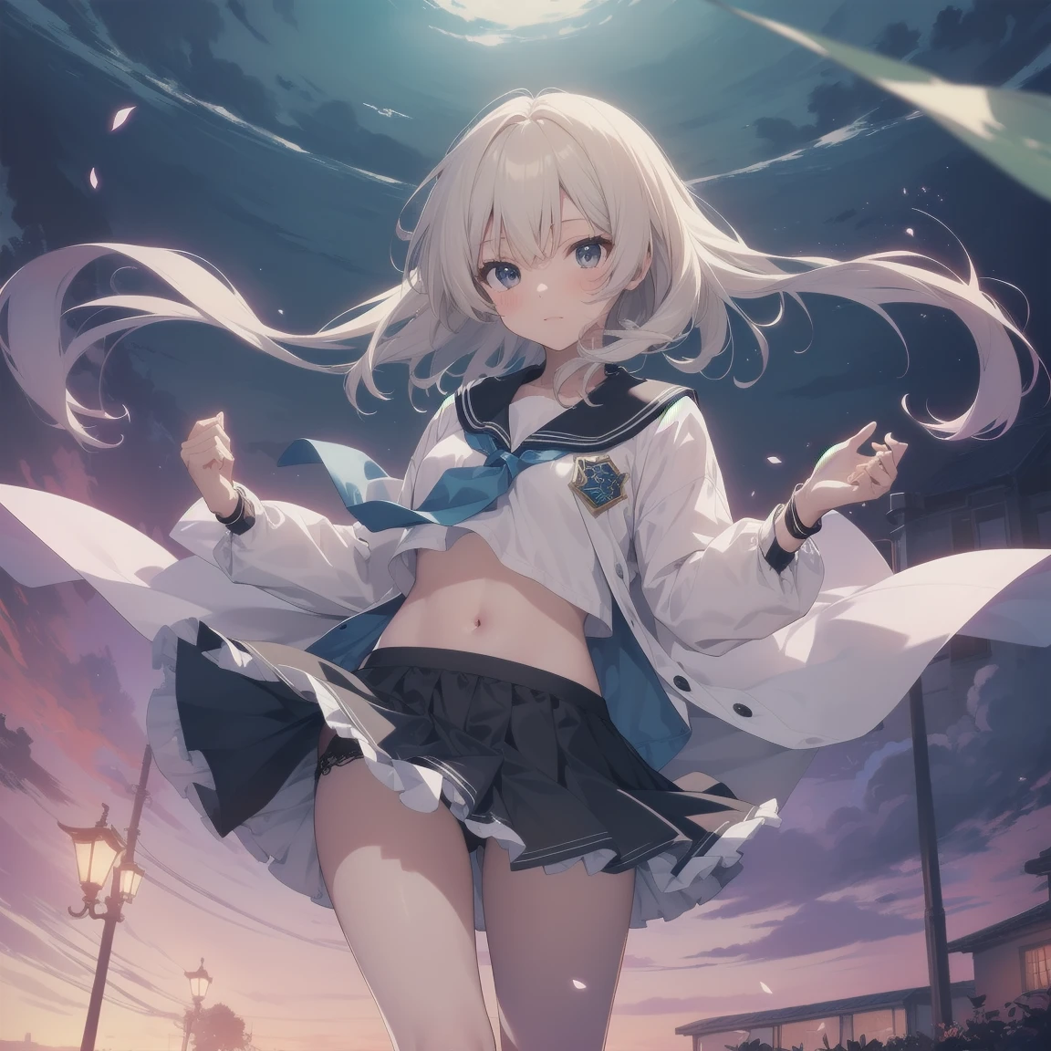 ultra-absurdres-Top quality by Artist God, Super detailed, High resolution, Anime Moe Art Style, Best Anime 8K Konachan Wallpaper, pixiv Contest Winner, Pool:2810, Perfect Anatomy,break, One girl, (眠そうにalone学校へ歩いていく女の子を描いてください. )break,(alone,Little Woman, 13 years old:1.3),Complete limbs, Full Finger,, (Very short hair), Shortcuts, Flat Chest, , Small Ass, Small black eyes, Beautiful attention to detail, Well-proportioned iris and pupil, Expressive eyes, High resolutionの詳細な髪, Soft look, Sarol School_uniform, Sailor collar, Your Serah, bow, Pleated skirt,(Detailed lighting), (Detailed Background), School zone. break,Highly detailed skin, Best cinematic lighting powered by famous Artist, 8K,Beauty Illustration,Photoshop_(Moderate),so beautiful,break,((Artist:Shincos )), Artist:Clamp ,Artist:Carnelian ,Artist:kantoku ,
