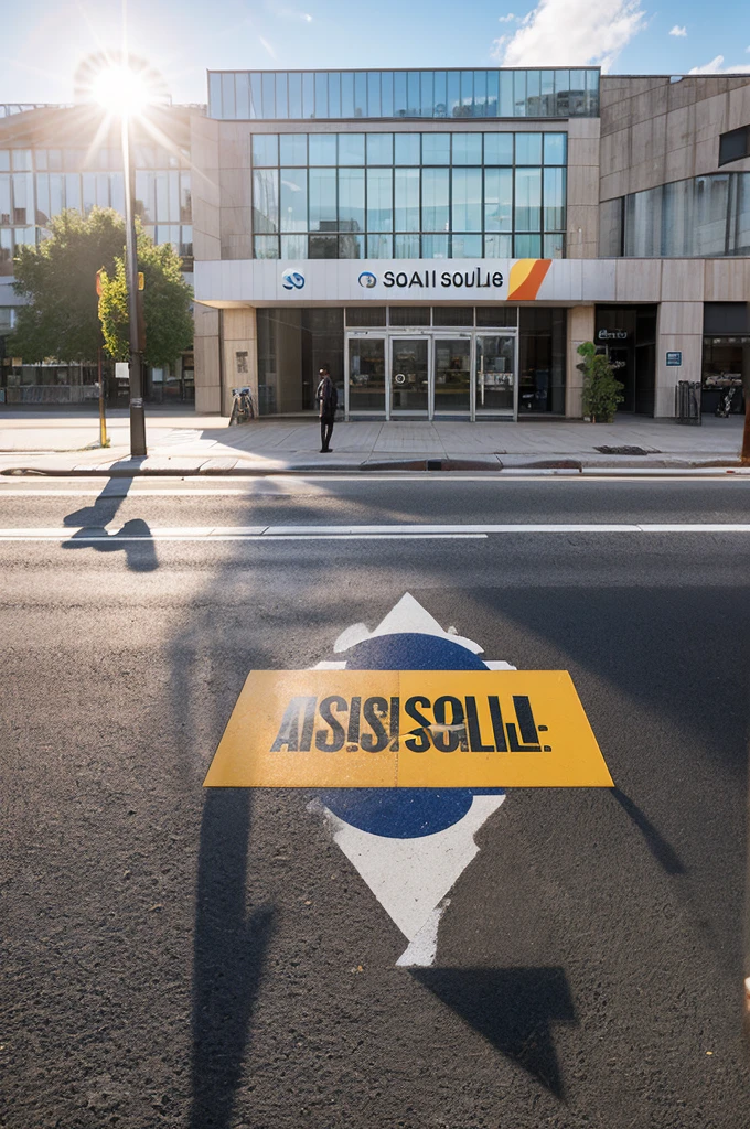 un logo d'une agence de communication qui s'appelle UBAM avec un soleil