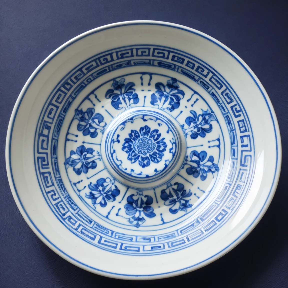 blue and white pattern, chinese style,