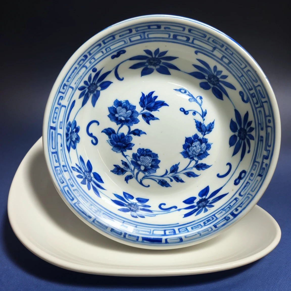 blue and white pattern, chinese style,