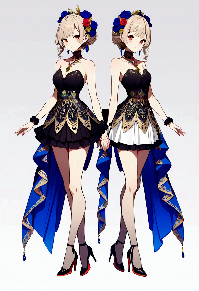 2 girls,full body,good design