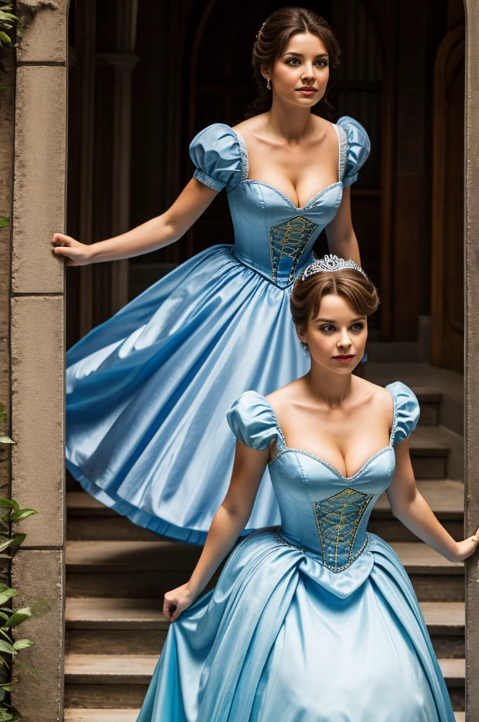 Cinderella with cleavage