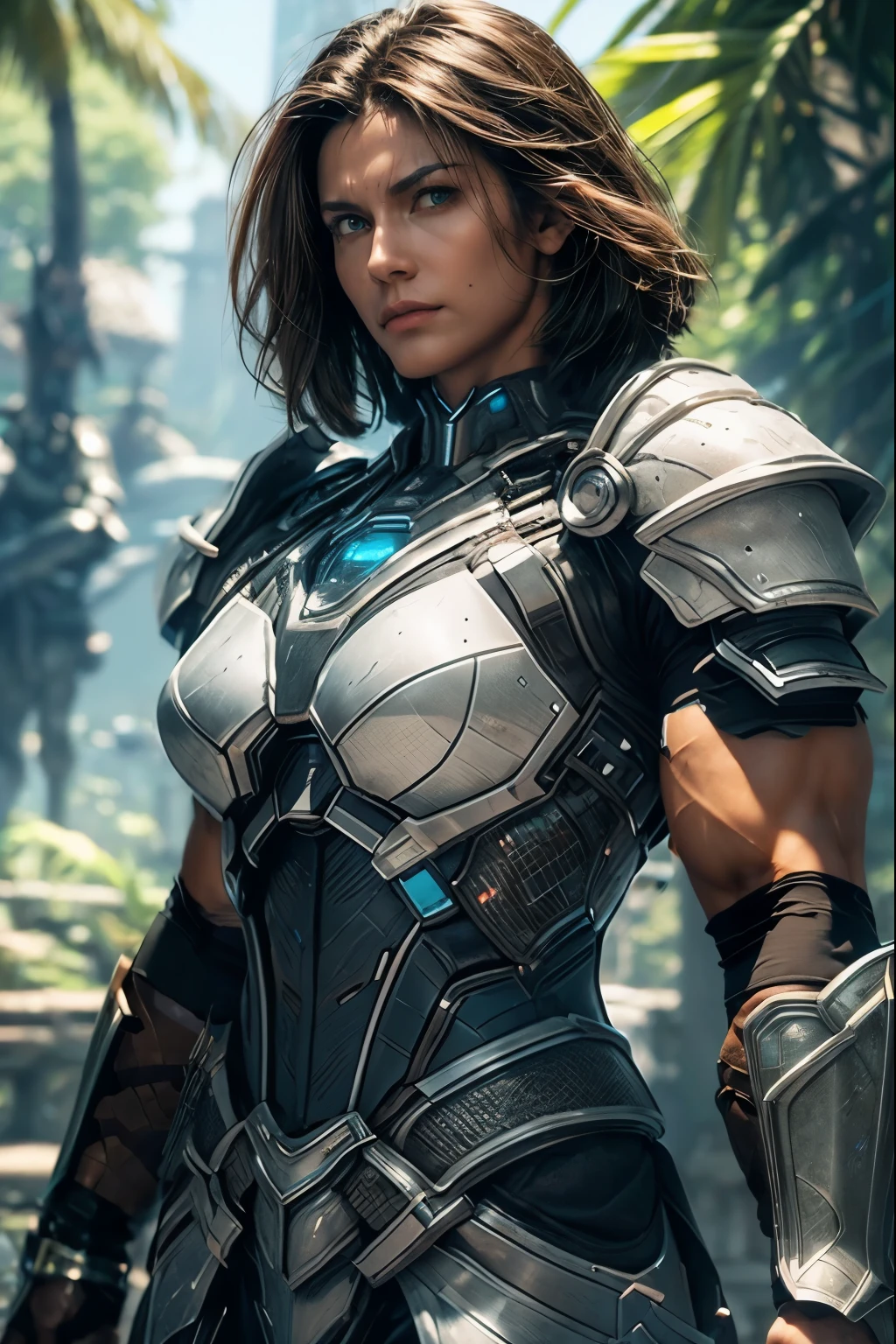 sci-fi armor, futuristic armor, high-tech armor,