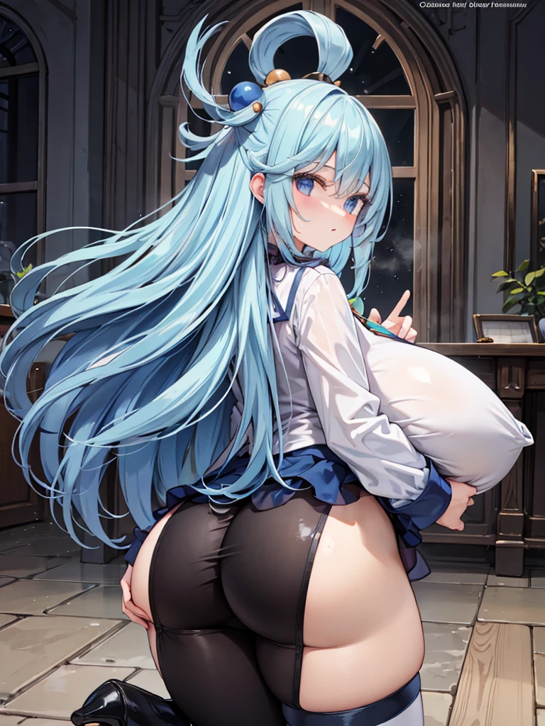 (huge ass:1.4), no panties