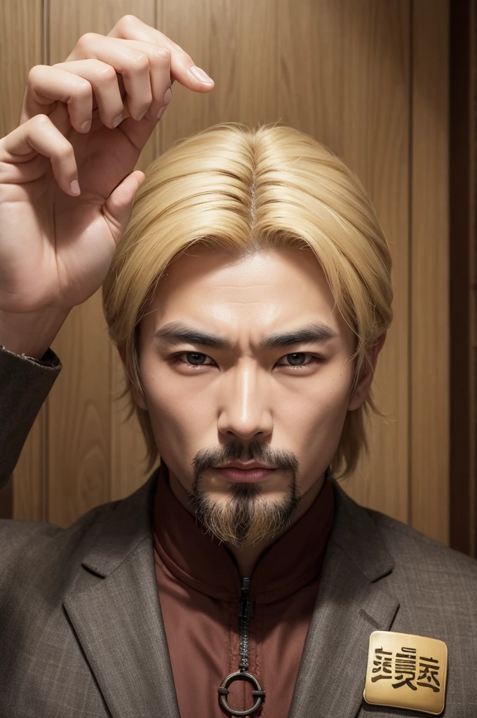 naughty man, blond, Cao Cao, Eye Brown, 20 year, brawny