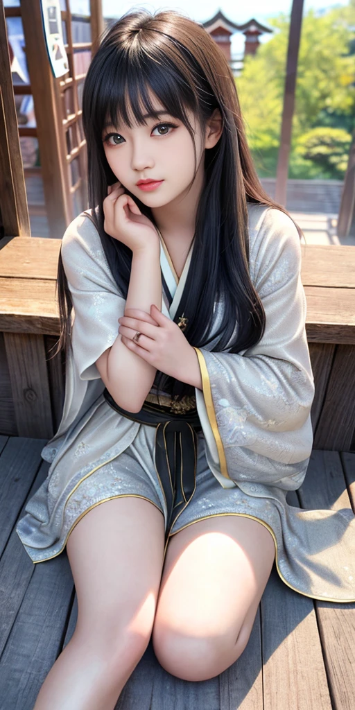 Leila、sexy&Cute Women、20-year-old、(Russian and Japan mixed women:1.3), Thick upper lip、Big grey eyes、Black medium-long hair、alone, Very detailed, beautiful, masterpiece, 最high quality, original, masterpiece, Ultra HD Photos, 最high quality, Ultra-high resolution, Realistic realism, sunlight, Angle up to the knee, Detailed face,, milky, Very detailed肌, Realistic skin detail,, 8K Ultra HD, Digital SLR, high quality, Film Grain, Fair skin, Photographic realism,