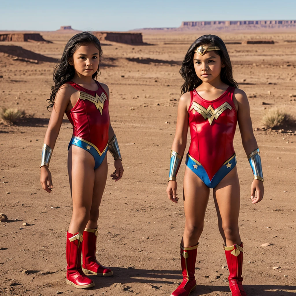 Girl, 12, Navajo, Wonder Woman Outfit, Leotard