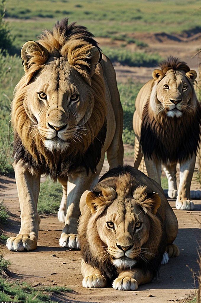 One day, it was the rabbit's turn. The rabbit was very clever and thought of a plan to get rid of the lion. He deliberately arrived late to the lion. The angry lion roared, "Why are you so late?"
