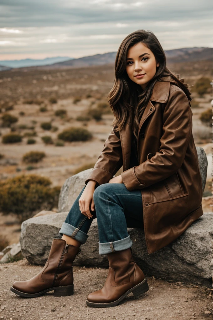 girl with boots