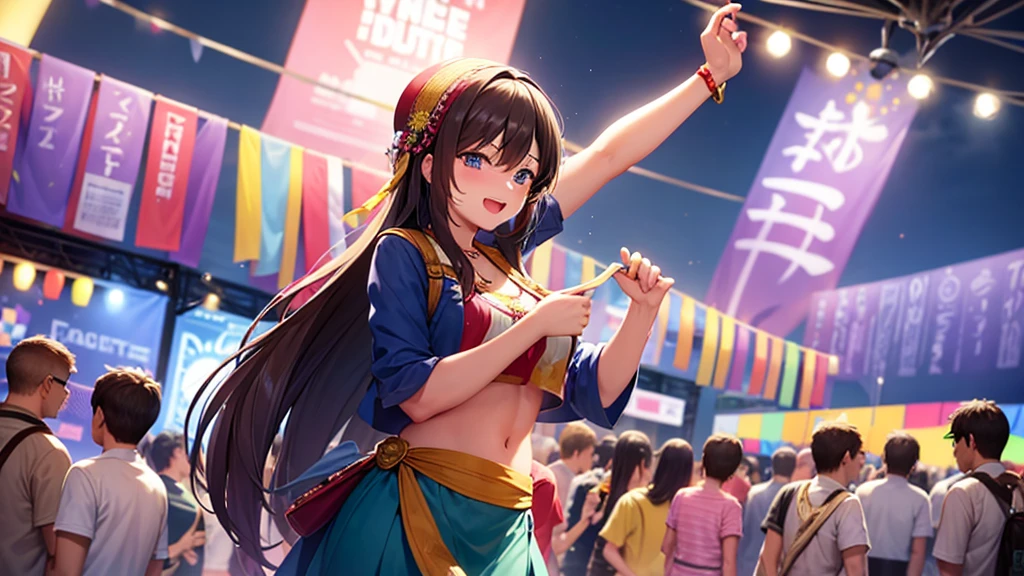 festival，men and women