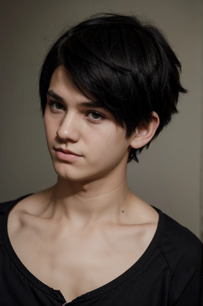 Make a Mormon boy with Emo hairstyle