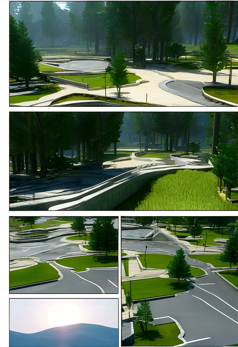 trees give us oxygen, anime, comic, 3D model