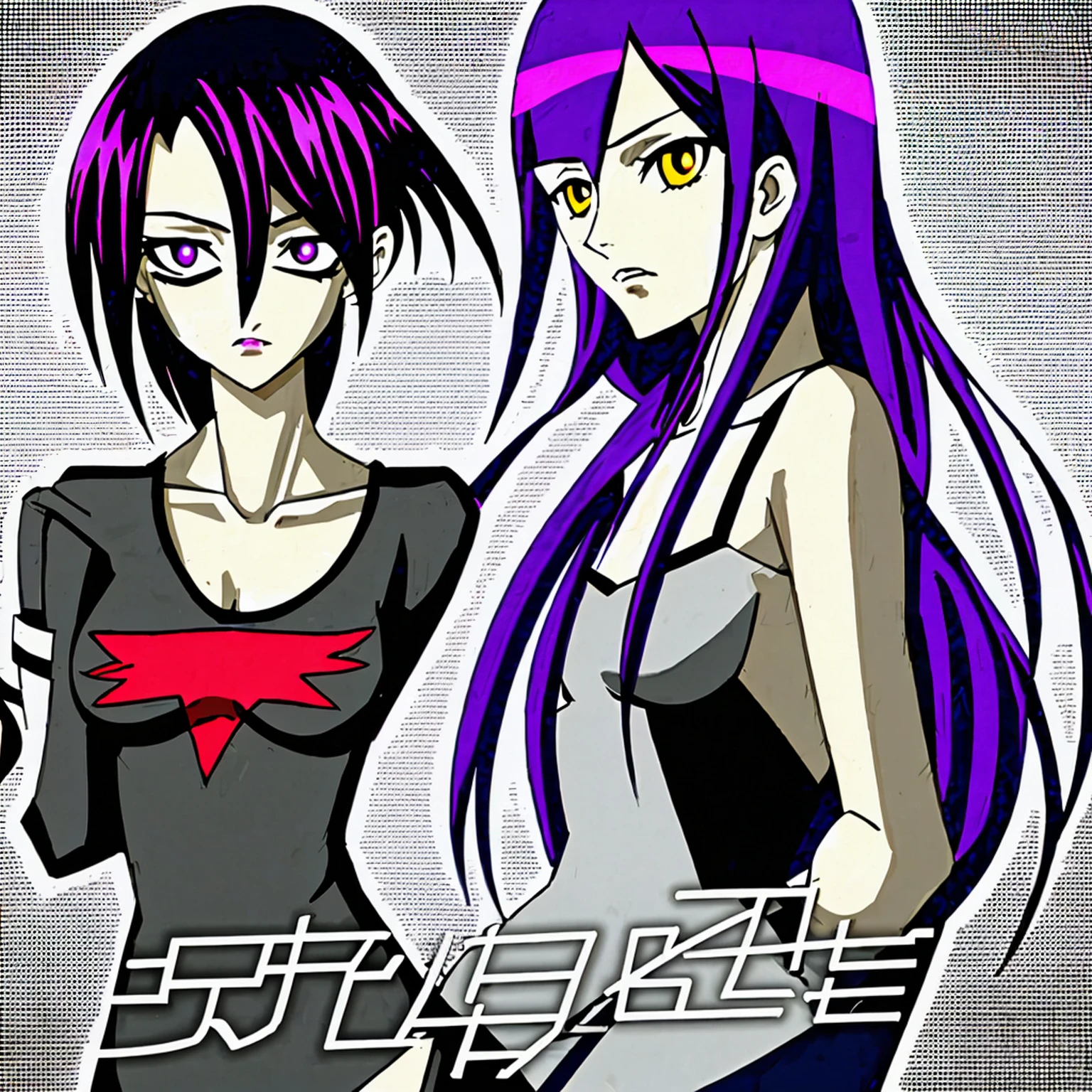 a cartoon picture of a woman in a black and purple outfit, psylocke, starfire, art of silverfox, cutesexyrobutts, artgerm style, artgerm colorful!!!, style artgerm, in the style artgerm, artgerm and lois van baarle, style ivan talavera and artgerm, character blackfire teen titans, 1 girl, 1 solo girl, backdrop of a very detailed city, verybadimagenegative_v1.3, ng_deepnegative_v1_75t, (ugly face:0.8),cross-eyed,sketches, (worst quality:2), (low quality:2), (normal quality:2), lowres, normal quality, ((monochrome)), ((grayscale)), skin spots, acnes, skin blemishes, bad , DeepNegative, facing away, tilted head, {Multiple people}, lowres, bad , bad hands, text, error, missing fingers, extra digit, fewer digits, cropped, worstquality, low quality, normal quality, jpegartifacts, signature, watermark, username, blurry, bad feet, cropped, poorly drawn hands, poorly drawn face, mutation, deformed, worst quality, low quality, normal quality, jpeg artifacts, signature, watermark, extra fingers, fewer digits, extra limbs, extra arms,extra legs, malformed limbs, fused fingers, too many fingers, long neck, cross-eyed,mutated hands, polar lowres, bad body, bad proportions, gross proportions, text, error, missing fingers, missing arms, missing legs, extra digit, extra arms, extra leg, extra foot, ((repeating hair))