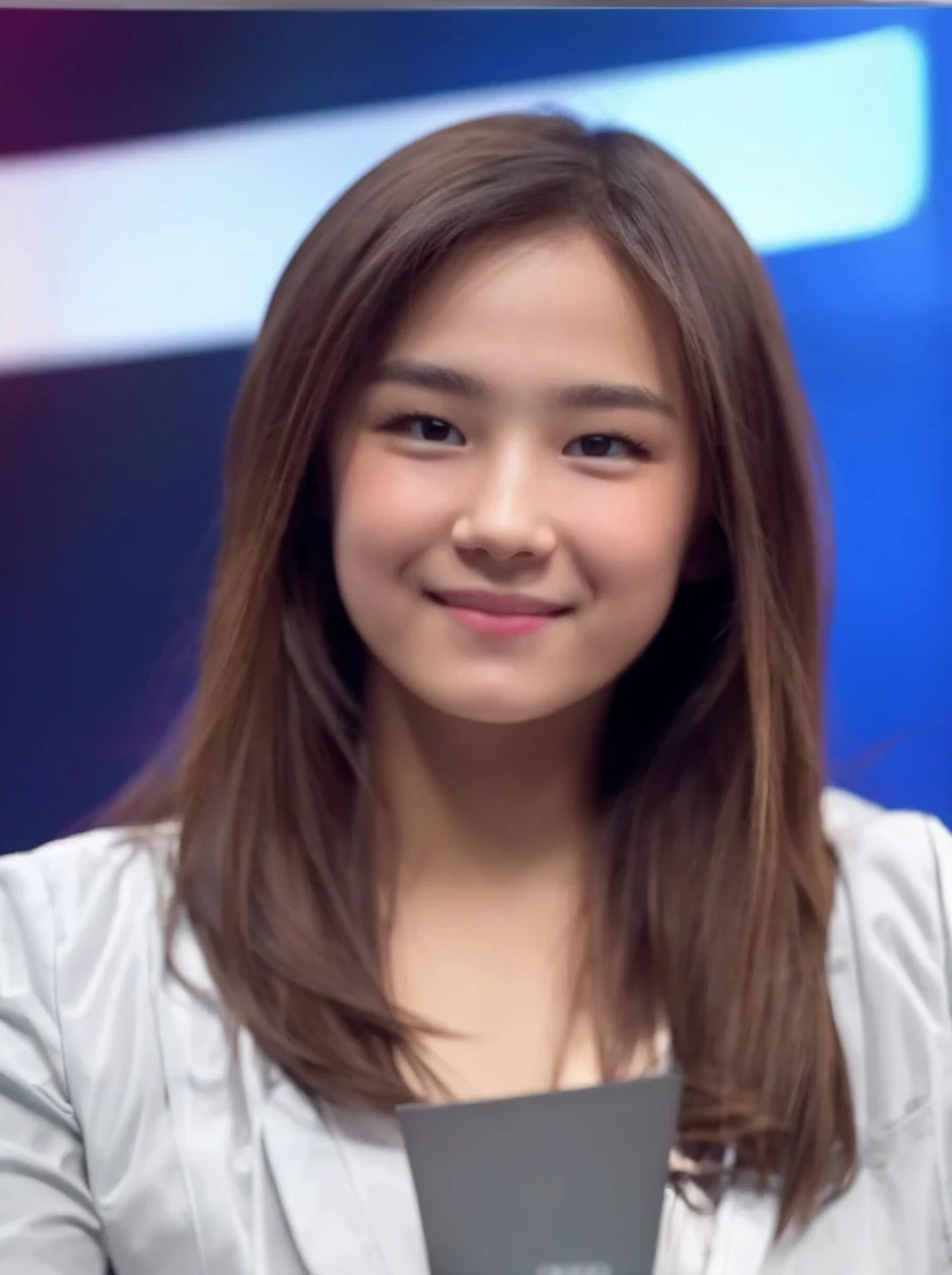(solo,1girl), RAW, (Masterpiece:1.1), a stunning (close-up shot) portrait of a beautiful teenage young woman, long dark hair. looking at viewer, alluring expression, naughty face, cute smile, (visible teeth:0.5), visible pores, aegyo sal, eyelashes, blush. realistic, lifelike, hyperrealism, highly detailed, absurdres, 8K UHD, soft focus, soft lighting, f1.4, Fujifilm XT3,