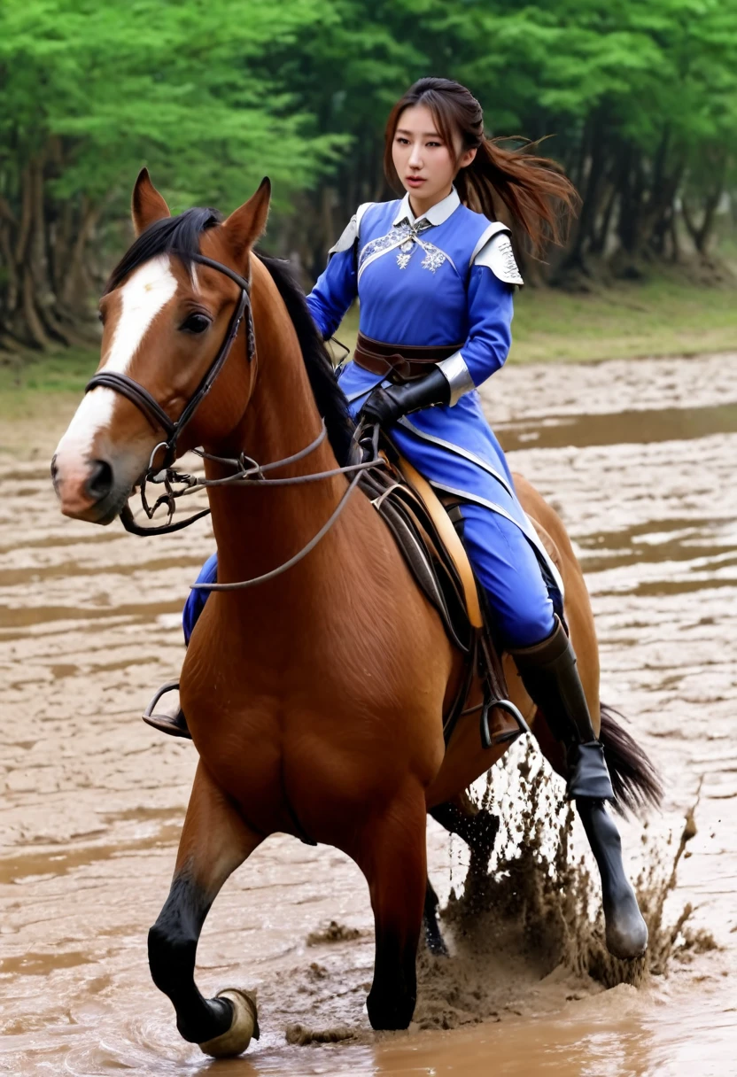 (((masterpiece))),(((Highest quality))),((Tabletop:1.4, Highest quality)), (Realな写真:1.4),
((1 cute girl knight)),rodeo,
(超High resolution:1.2),, wonderful, Very detailed CG Unity 8k wallpaper, Very detailed, High resolution,fat horse ridden by japanese girl,
Soft Light, Beautiful detailed girl, Droopy eyes,Very detailedな目と顔, Beautiful and exquisite nose, Beautiful and exquisite, horse ridden by a girl can't stand up because its drowned in the sticky muddy pitfall:10.0 ,Displeased face:4.0,Real,Stir,Anatomically correct,action horse riding scene while struggle fighting
