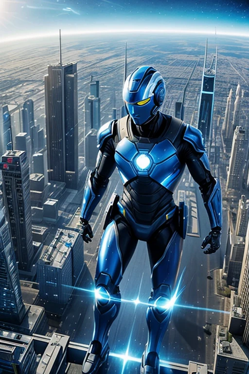 create a Star City to science and mode technology and city to building a new design house to super powerfull suits to robot to power range to in Star City to science and technology house to super powerfull suits to weapons