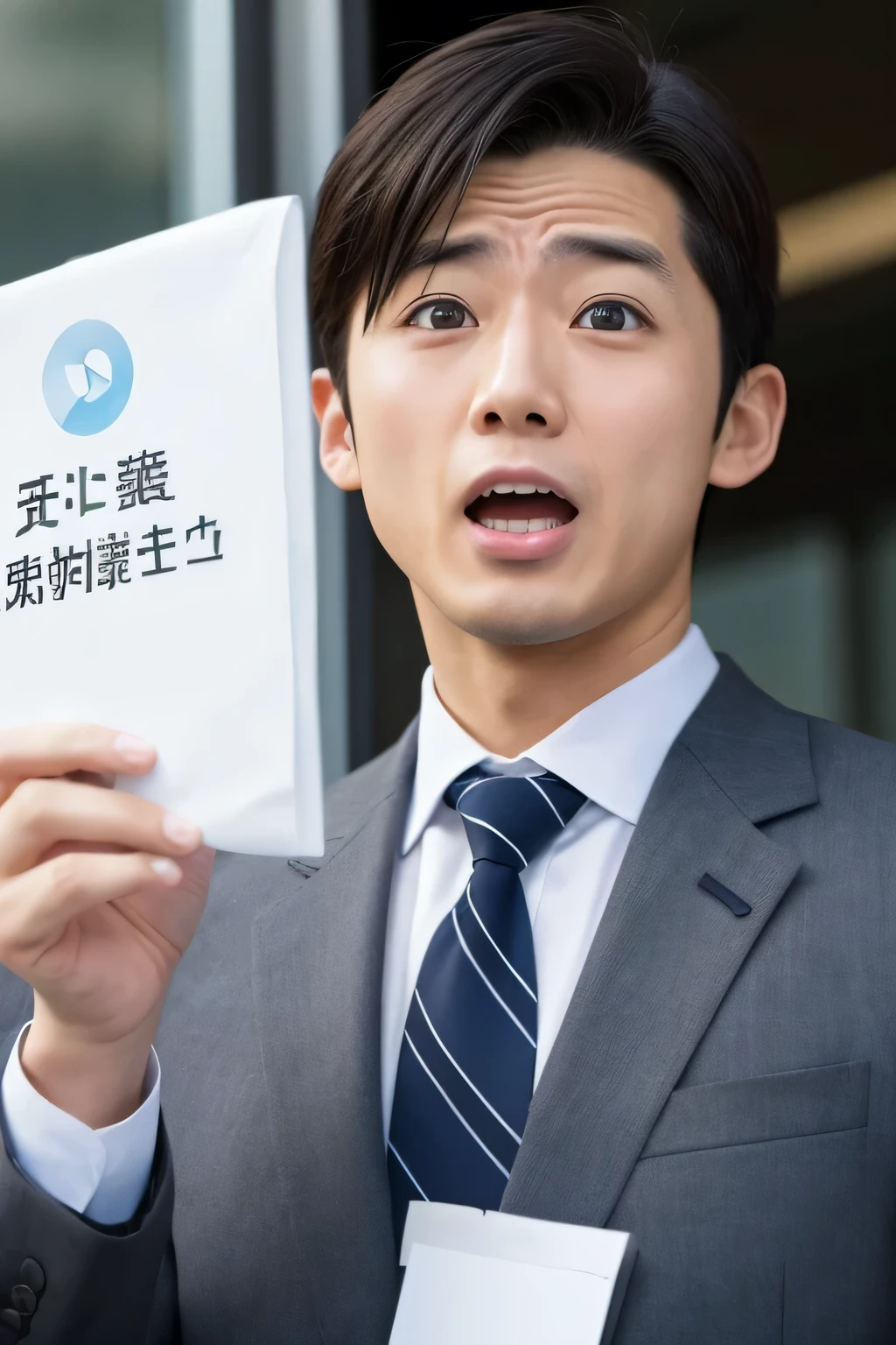 "Surprised",Japanese,male性,suit,company employee,Surprise,Cartoonish,Expressive,surprise,shock,Gaaah,Face Zoom,1 person,male性,male,Astonishment,
