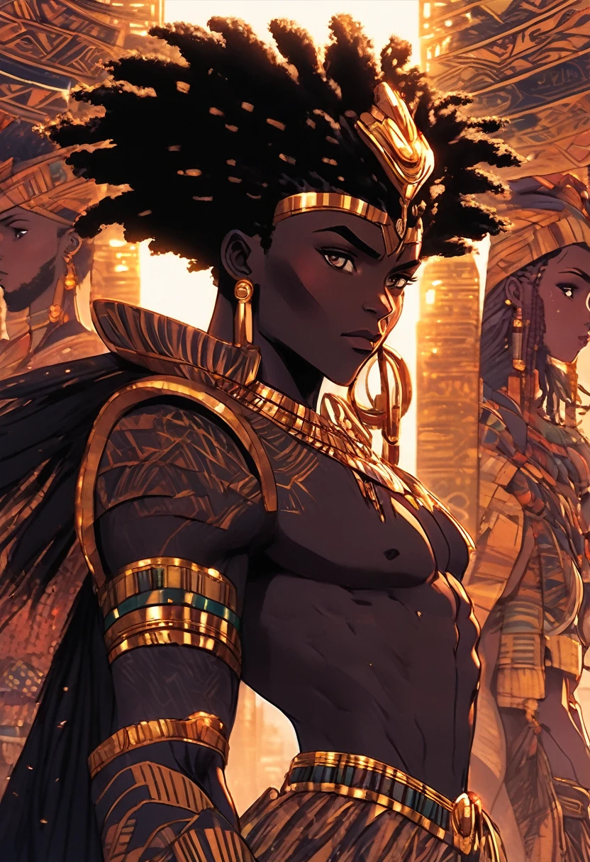 masterpiece, best quality, 4k, UHD very animate anime looks vivid detailed very crystal clear sharp exotic foreign masterpieces epicting a old ancient very african somewhat tribal afro futurist and modernist cyber epic grand regal wakandan city and architecture very wakanda very africa in vivid beautiful epic rich details very HDHIGH VERY HIGH RES work Wakann and african looks feels