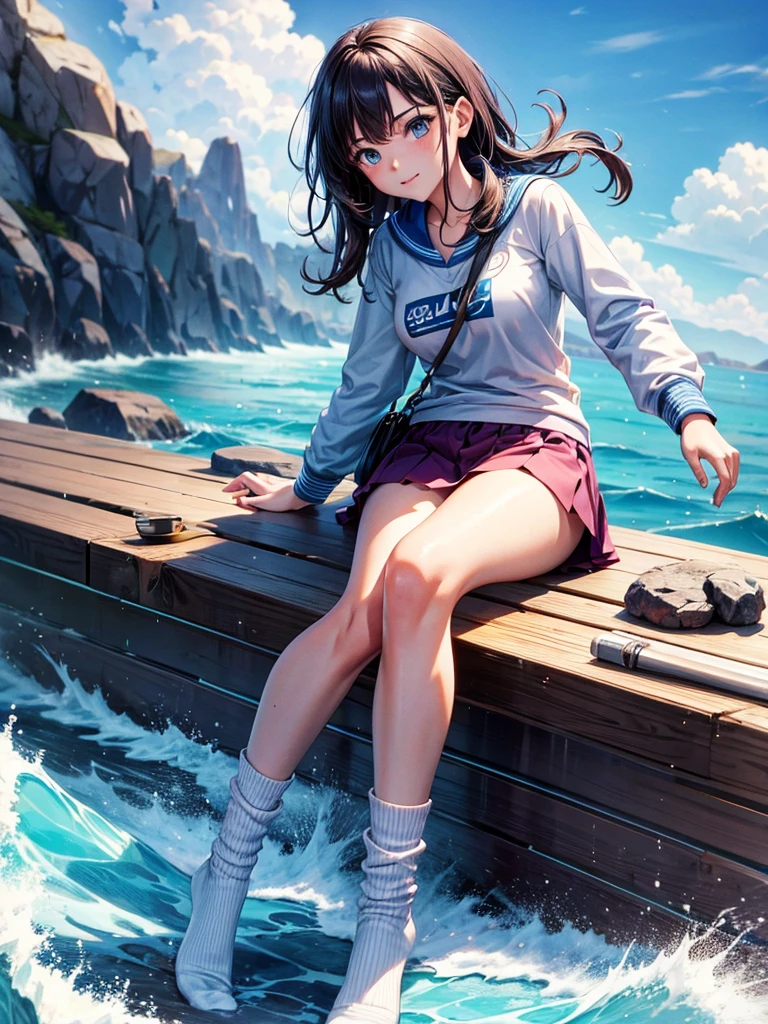 Highest quality,Highest Resolution, in loose socks,Gal,