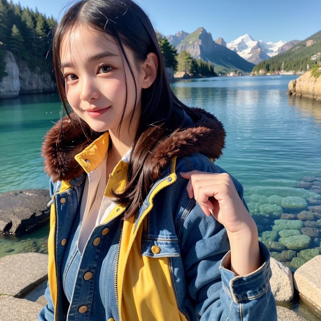 ((best quality)), ((masterpiece)), (detailed), perfect face
happy face, beautiful scenery adventure, wearing jacket