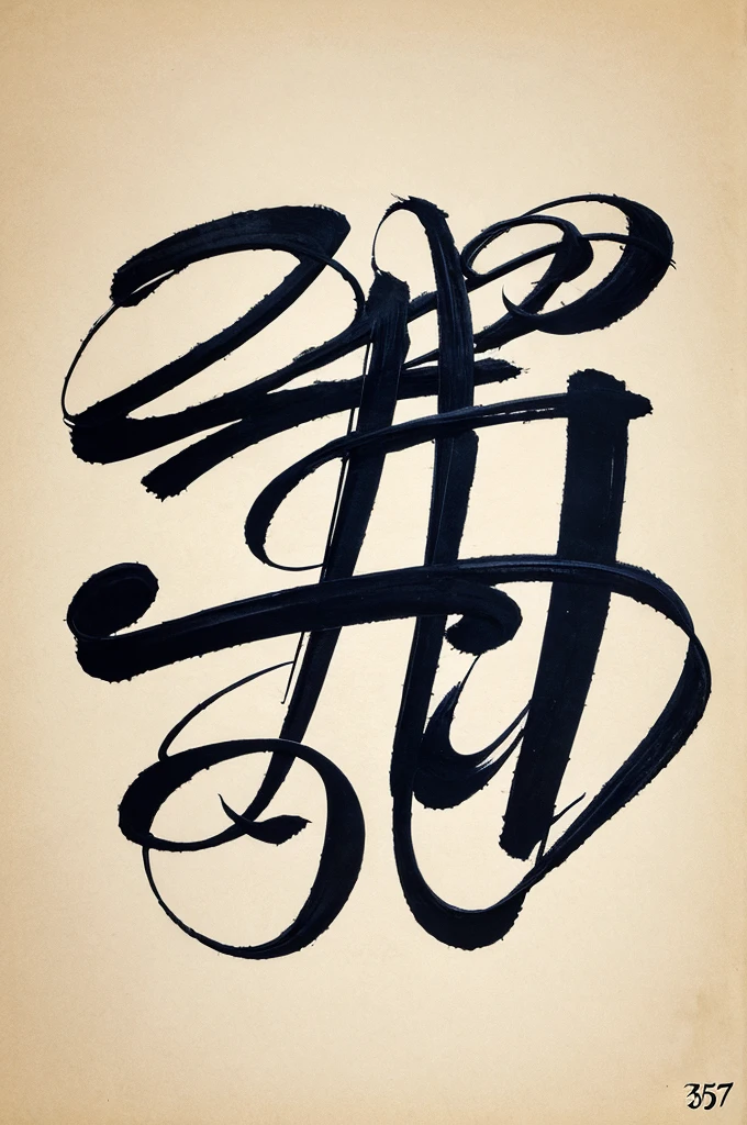 ssc (subject) in calligraphy font