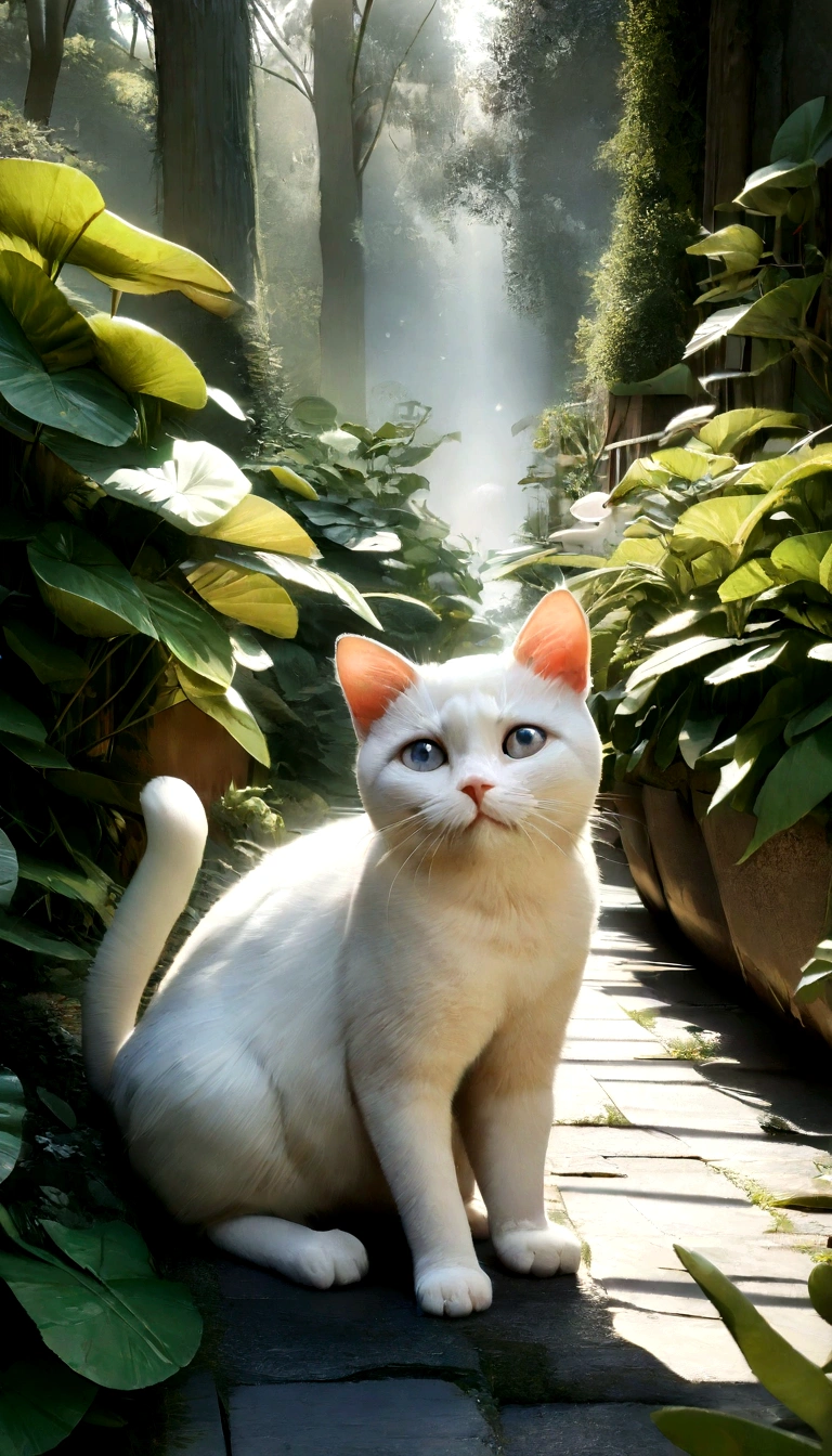 (Highest quality,4K,8K,High resolution,masterpiece:1.2),Super detailed,(Realist,Photorealist,Photorealist:1.37),Beautiful poop,Detailed eyes,Detailed lips,Very detailed,Beautiful poop,Mischievous cat in the garden,Bright light,Bright light,Magic lighting,Cute 3D rendering,Beautiful artwork,Bright lighting is nice,驚くほどBright light,Beautiful digital art,Adorable digital art,Cute cat,Whimsical Cat,魅力的なBright light,Fascinating digital art,Beautiful and shining creatures,かわいいWhimsical Cat,Magical Scene