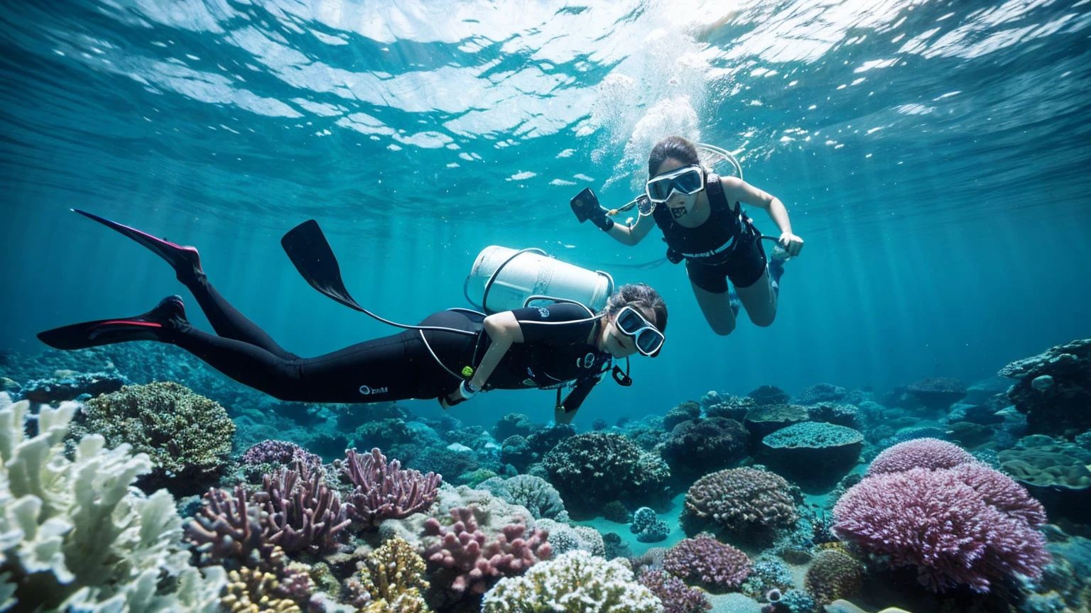 plankton、Sea、Diver's angle、Pristine Earth