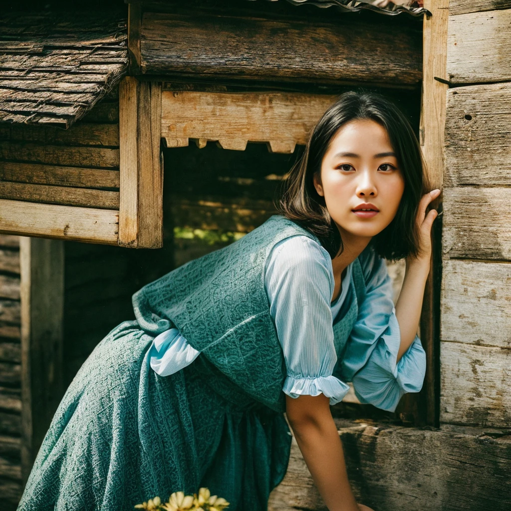Texture and Detail: Add fine textures to depict the simplicity of village life. Include intricate details in the characters' expressions and clothing to enhance their personalities and emotions.
。 High resolution, masterpiece, Highest quality, Intricate details, Very detailed, Clear focus, Delicate skin, practical skin texture, texture, Delicate eyes, Professional, 4K, Shot with Canon, 85mm, Shallow and deep, Kodak Vision Color, Exactly, Very detailed, photograph_\(Extremist\), photographpractical, practical, Post-processing, Maximum details, Roughness, Real Life, Extremist practical, Photorealism, photographgraphy, 8K Ultra HD, photographgraphy