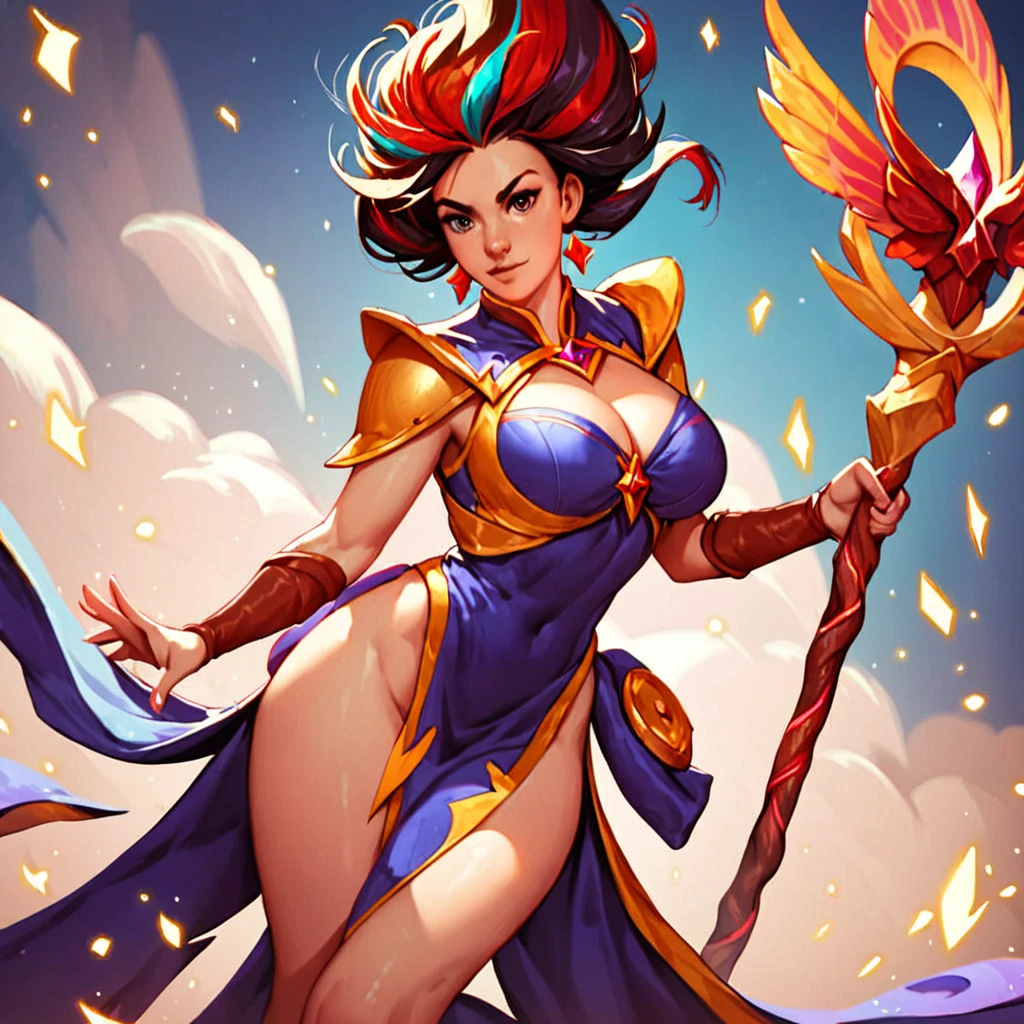Create a series of AI-generated images featuring enchanting and mysterious arcane-styled girl characters. Each character should possess a unique elemental affinity (such as fire, water, air, earth) that is intricately woven into her appearance and surroundings. The scenes could depict these characters harnessing their elemental powers for spellcasting, surrounded by swirling magical energies and intricate sigils. Emphasize the fusion of elegance, power, and mystique in their attire, poses, and expressions. Let the images transport viewers to a world where magic and beauty converge in a captivating dance