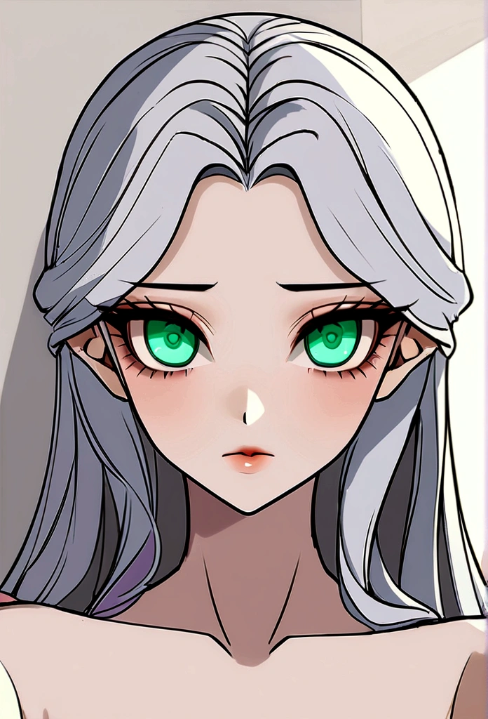Arafed Femme totalement , Fille sexy aux yeux marrons, ultra réaliste, minutieusement détaillé, Portrait Sophie Mudd, cheveux bruns et grands yeux, selfie d'une jeune femme, Les yeux de Dubaï, Violette Myers, sans maquillage, Maquillage naturel, regardant directement la caméra, Cara con artgram, maquillage subtil, Superbe photo de tout le corps à genoux sur le lit, dans la chambre à coucher, Buste de taille moyenne à grande