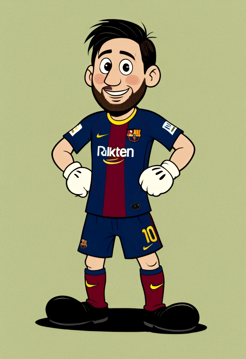 (rubber_hose_character:1.3) cartoon,lionel messi
