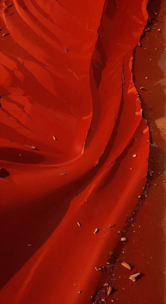 quicksand of change,Metallic,Red,detailed,no big rocks